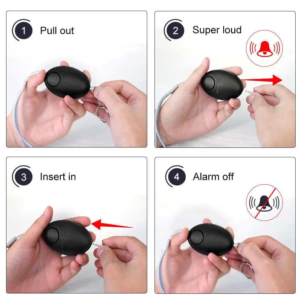 Cheap Self Defense Alarm 120dB - Personal Alarm Keychain avis et prix