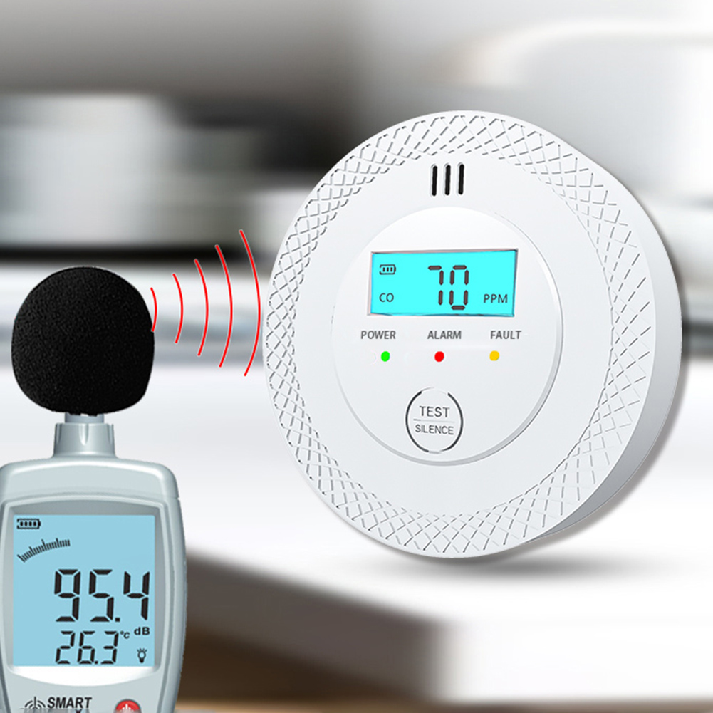 1-5PCS Carbon Monoxide Alarm D - Smoke Detector Interconnected avis et prix