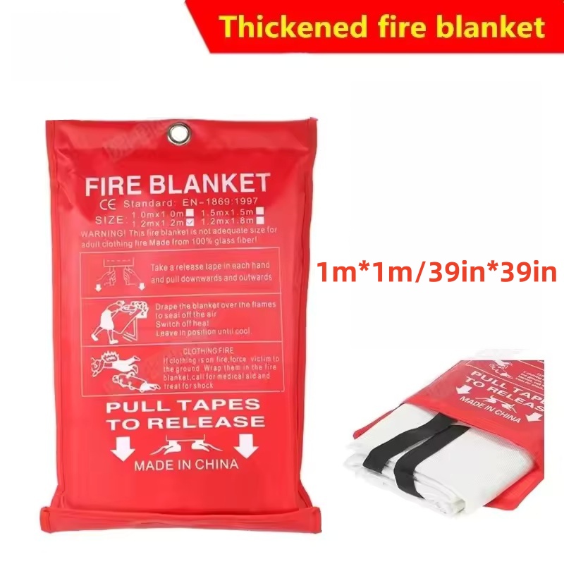 1mx1m Fire Blanket Emergency E - Fire Blanket Kitchen avis et prix