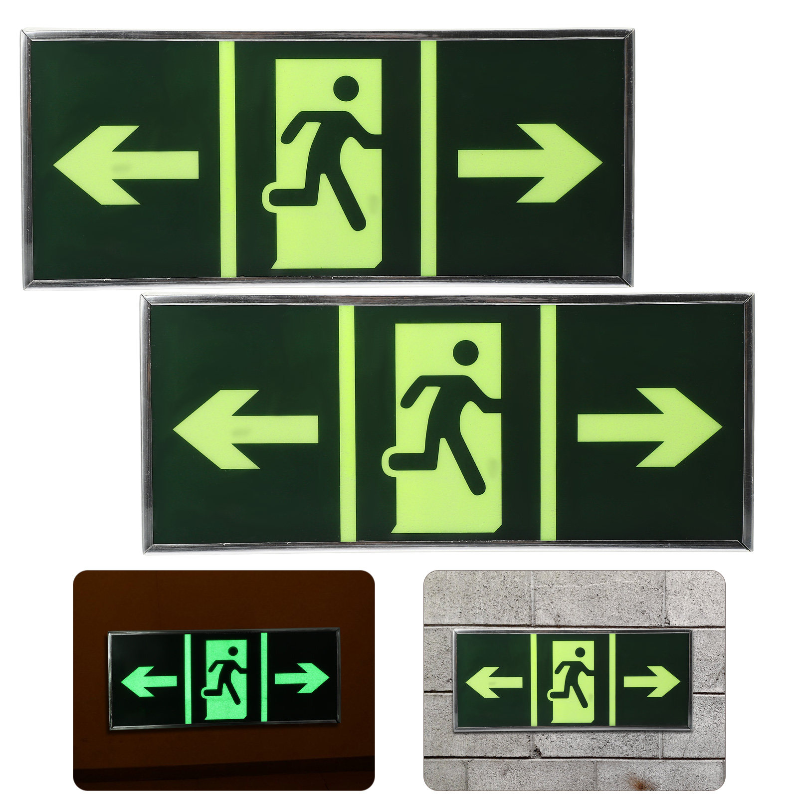 2Pcs Luminous Emergency Exit S - Emergency Exit Sign avis et prix