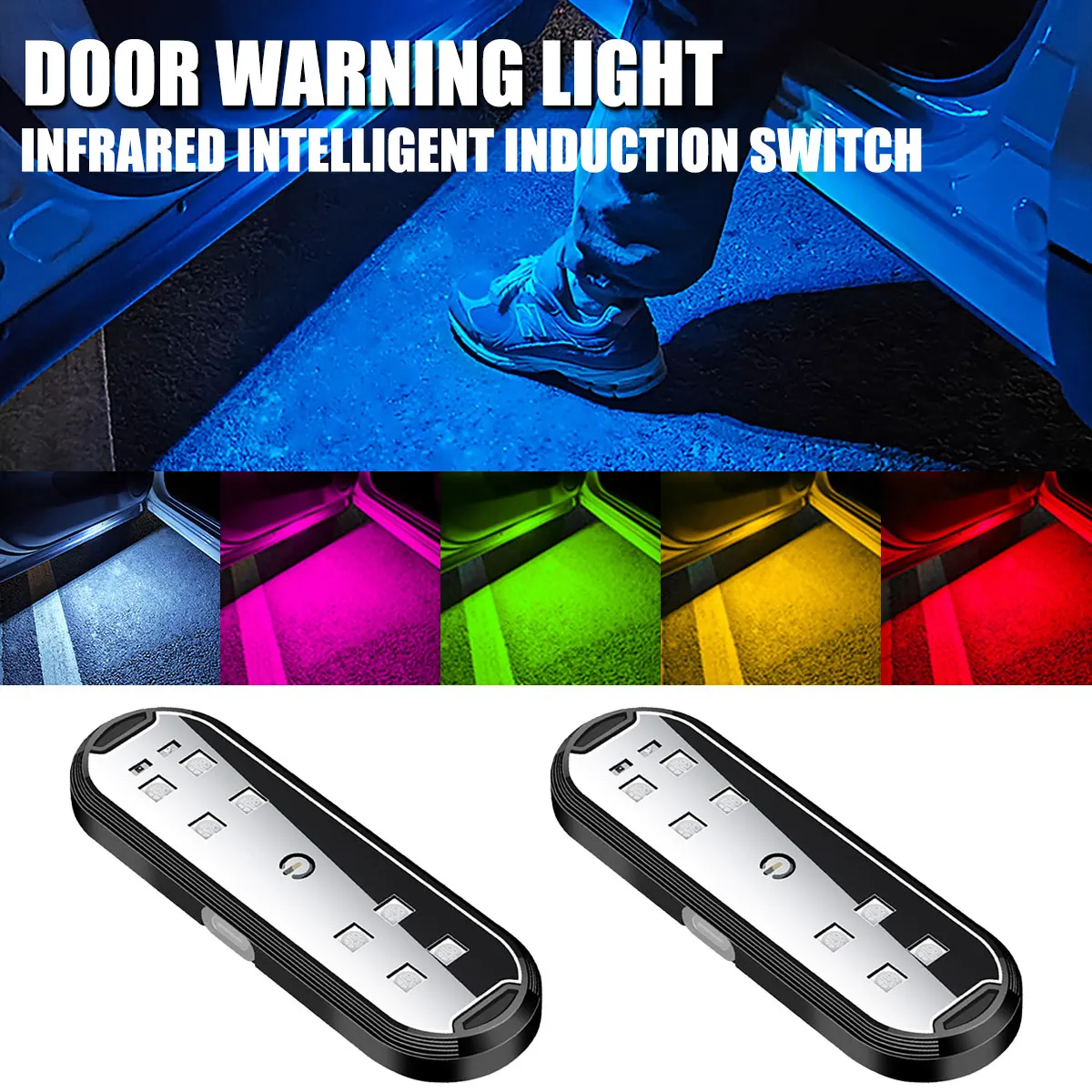 Car Door Lights LED Colorful F - Emergency Exit Sign avis et prix