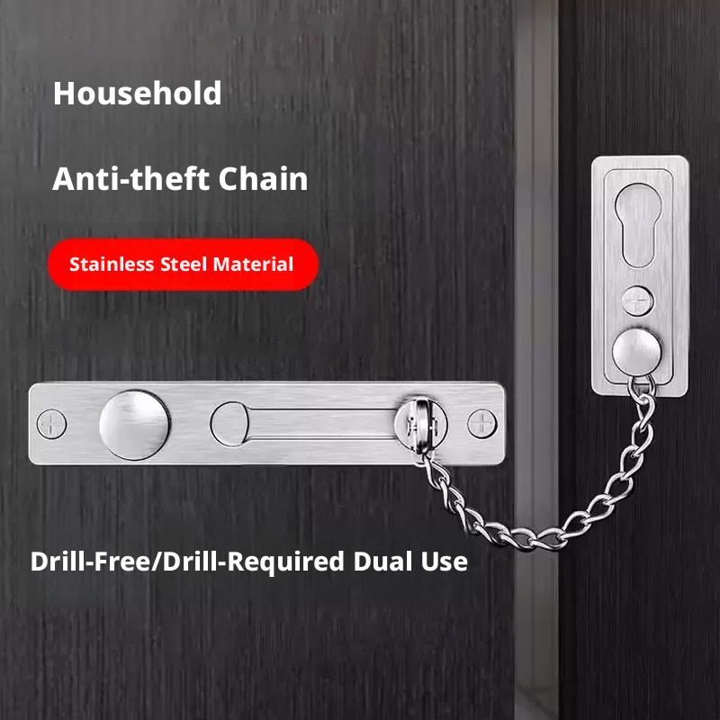 Heavy-Duty Polished Press Latc - Security Chain Door avis et prix