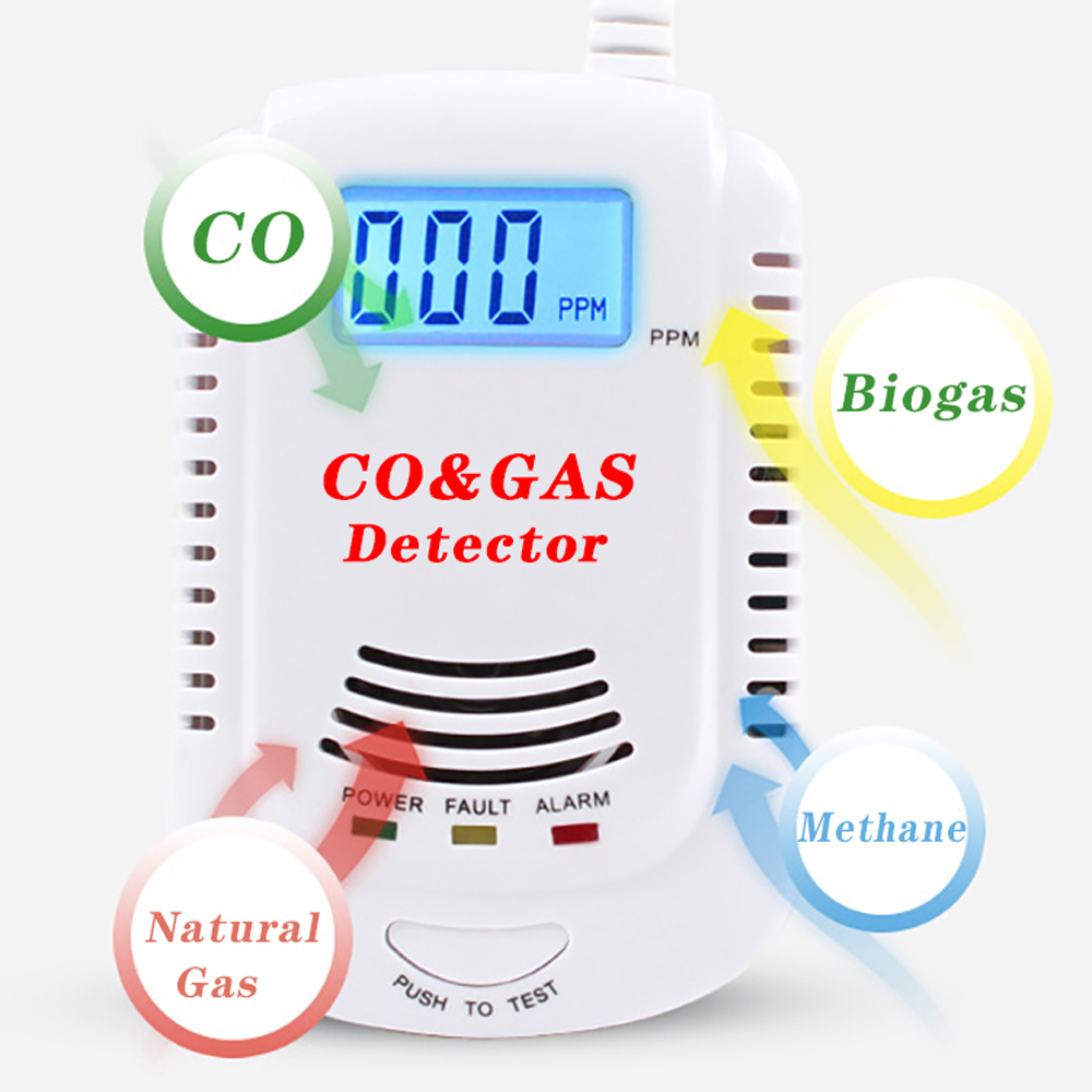 2 in 1 Gas Detector, Plug-in H - Co Detector Plug avis et prix