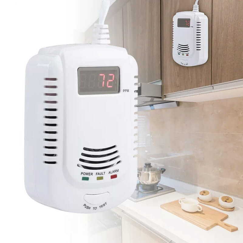 2 in 1 Gas Detector, Plug-in H - Co Detector Plug avis et prix