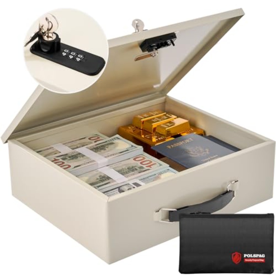 Fireproof Document Box with Ke - Fire Safe Document avis et prix