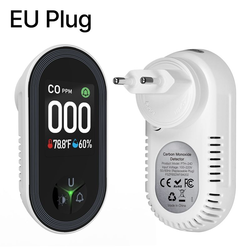 Built-In CO Monitor Alarm Soun - Co Detector Plug avis et prix