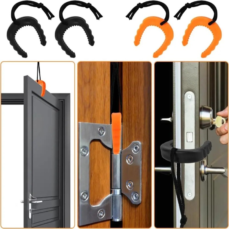 Easy to Use Rubber Door Jam Fi - Door Stop Alarm avis et prix