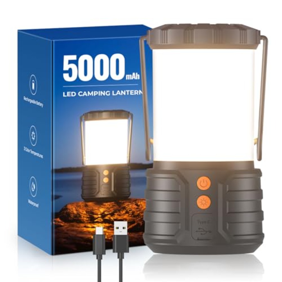 Camping Lantern, 5000mAh Recha - Power Outage Light avis et prix