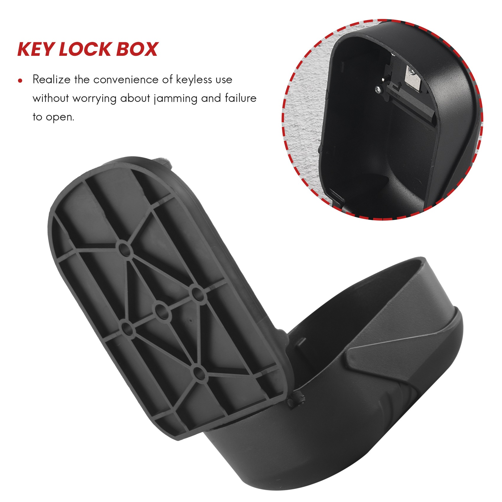 B27B Key Lock Box Wall Mount 4 - Lockbox Key Secure avis et prix