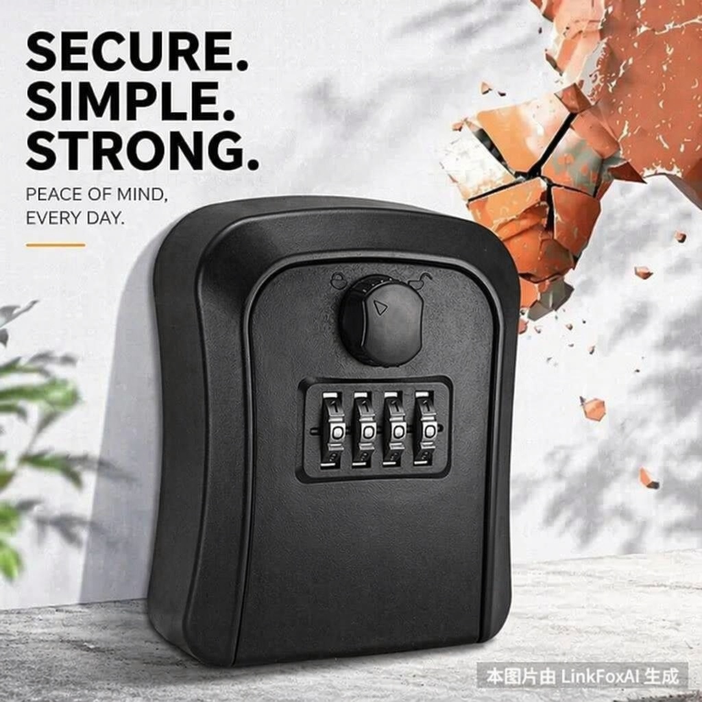 Key Lock Box Wall Mount Lockbo - Lockbox Key Secure avis et prix