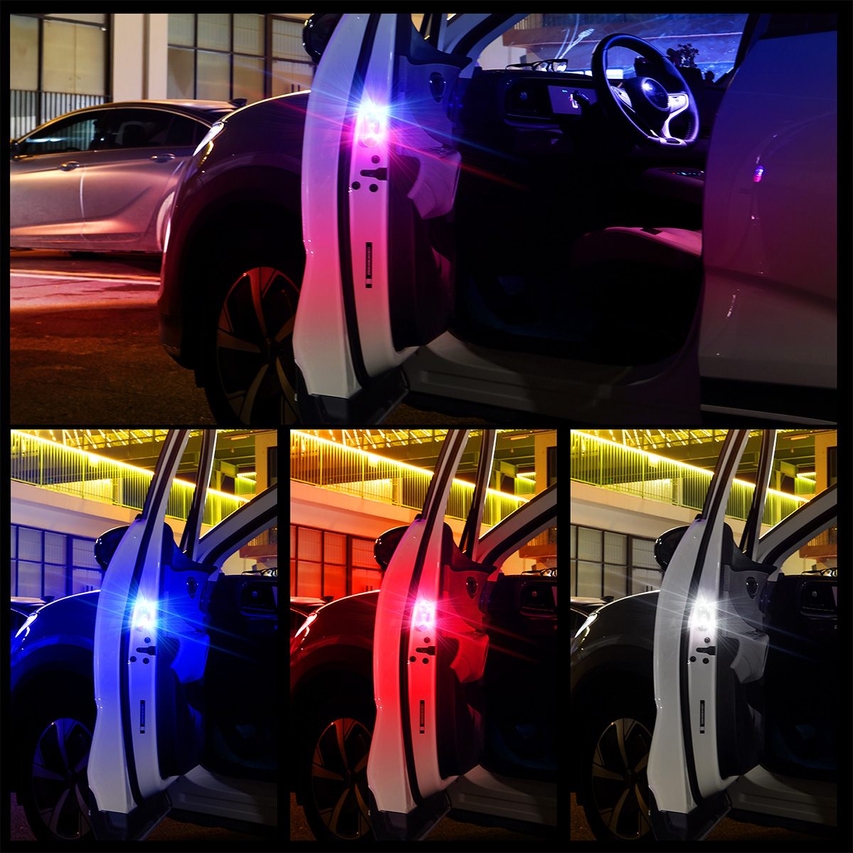 1/2pcs Car Door LED Strobe War - Emergency Exit Sign avis et prix