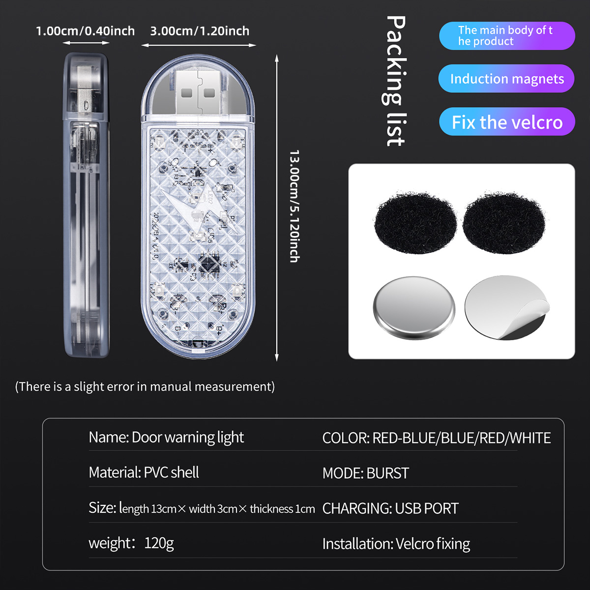 1/2pcs Car Door LED Strobe War - Emergency Exit Sign avis et prix