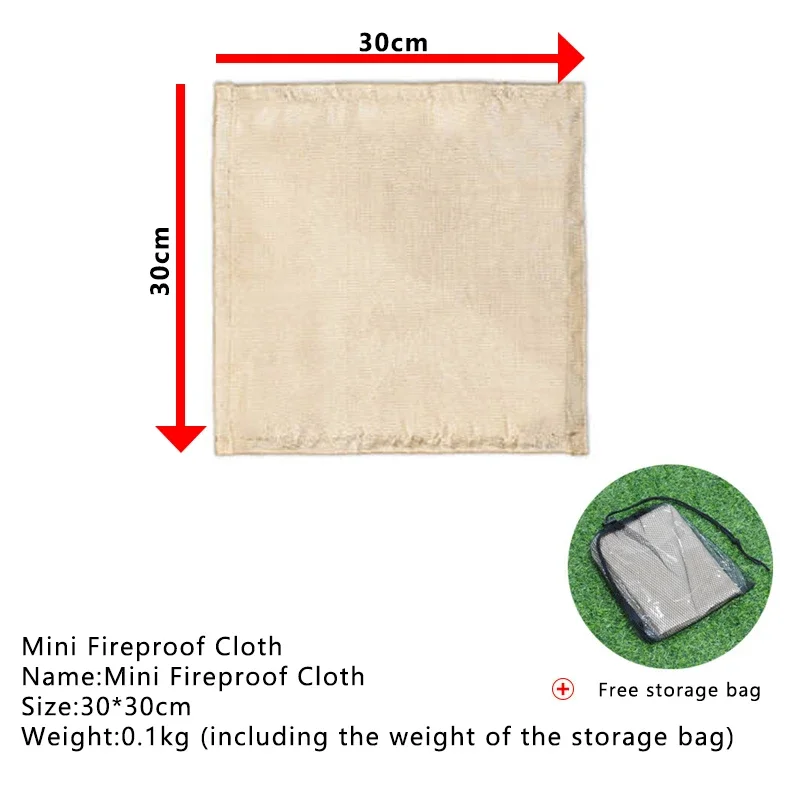 1pc Outdoor Camping Fireproof  - Fire Blanket Kitchen avis et prix