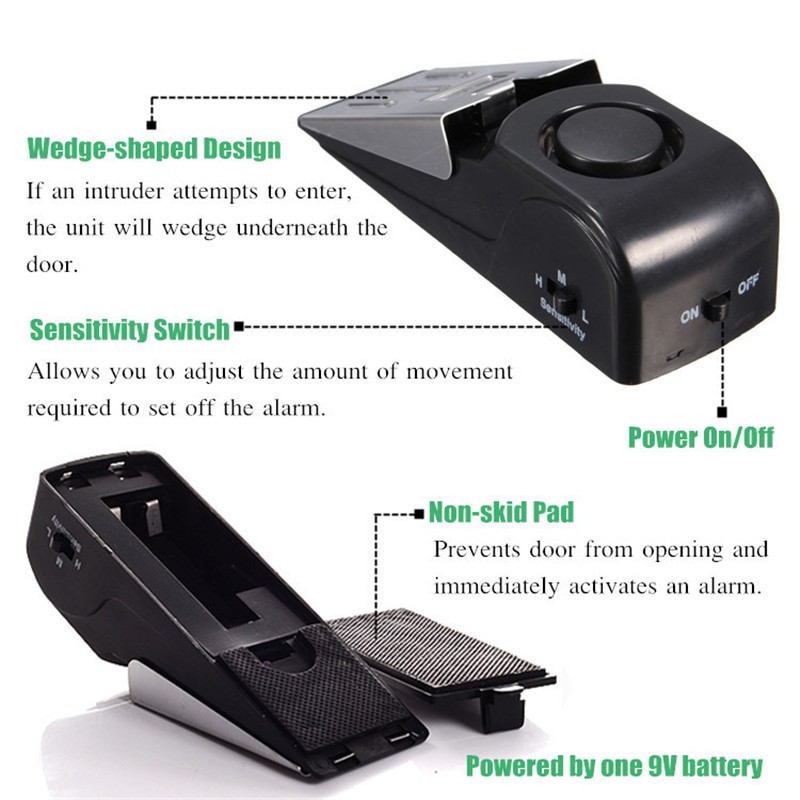 KERUI 125DB Anti-theft Burglar - Door Stop Alarm avis et prix