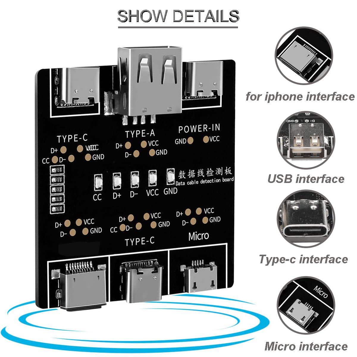 DT3 Data Cable Detection Board - Co Detector Plug avis et prix