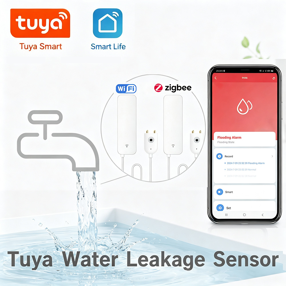 ZigBee WiFi Water Leak Sensor  - Water Alarm Sensor avis et prix