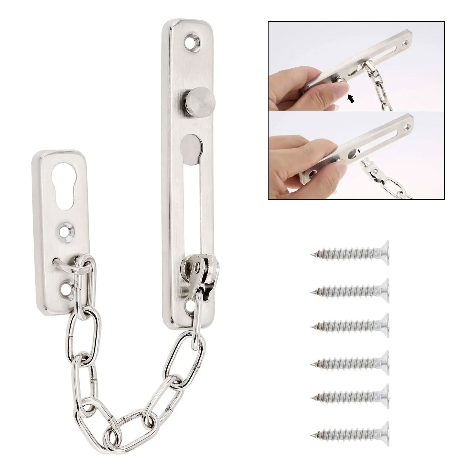 Solid Security Door Sliding Ch - Security Chain Door avis et prix