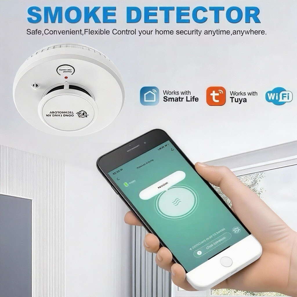 DFA Wifi Smoke Detector 2 in1  - Smoke Detector Interconnected avis et prix