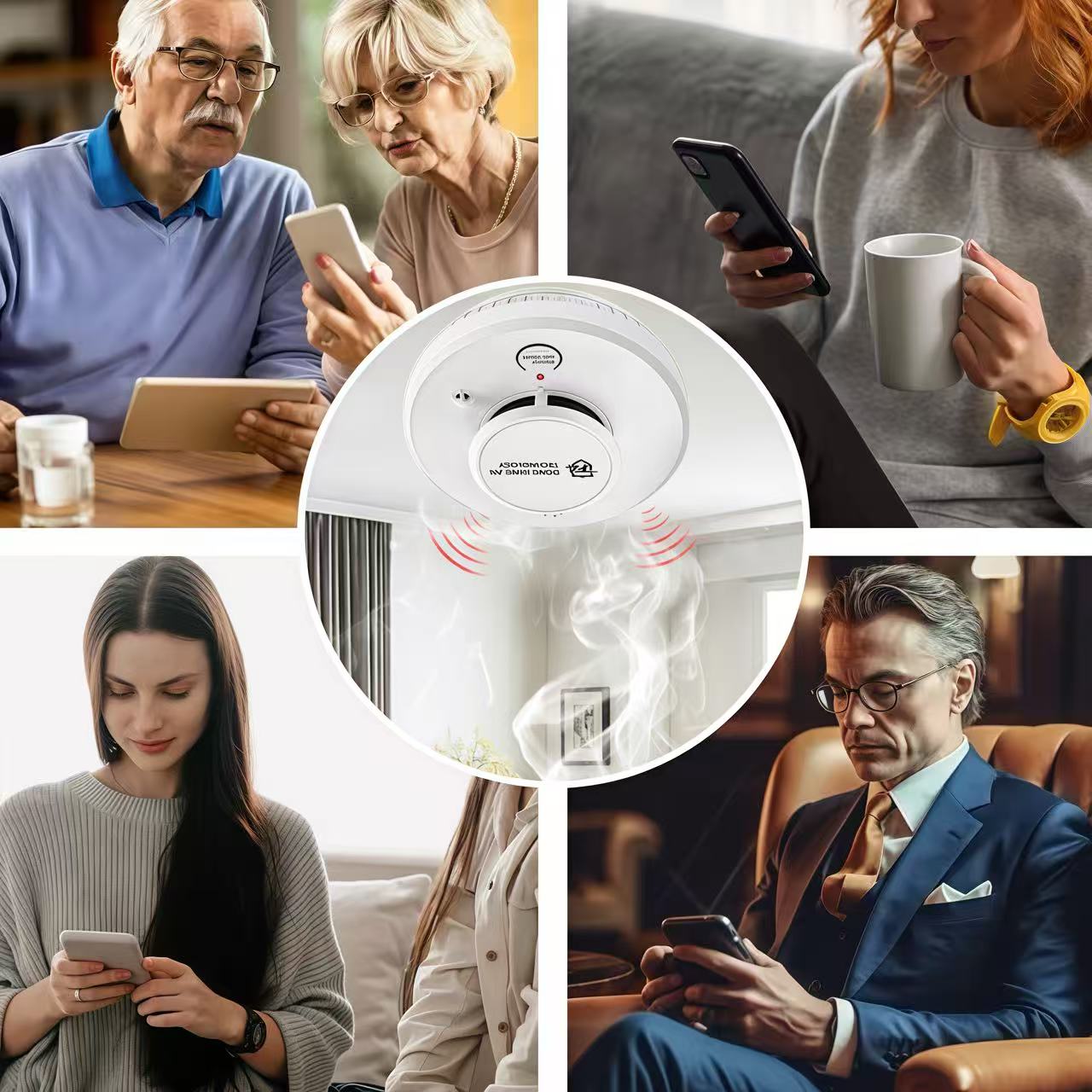 DFA Wifi Smoke Detector 2 in1  - Smoke Detector Interconnected avis et prix