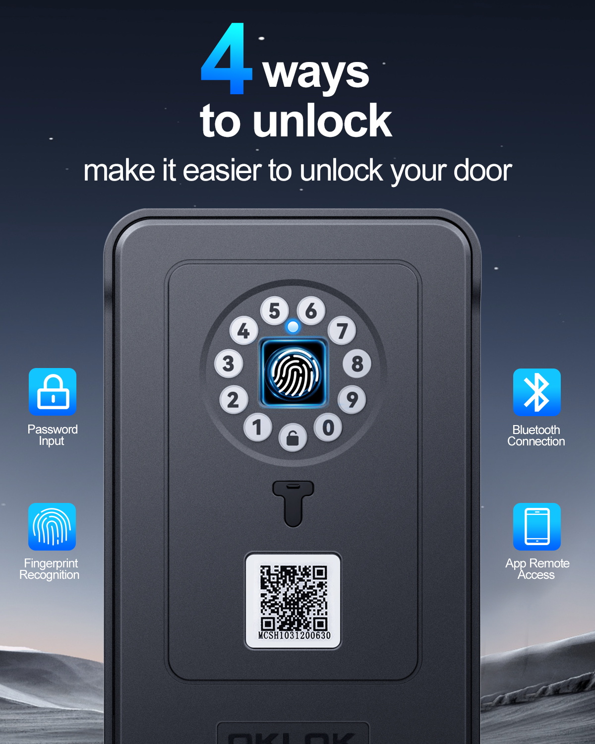 Wireless Smart lock Box Blueto - Lockbox Key Secure avis et prix