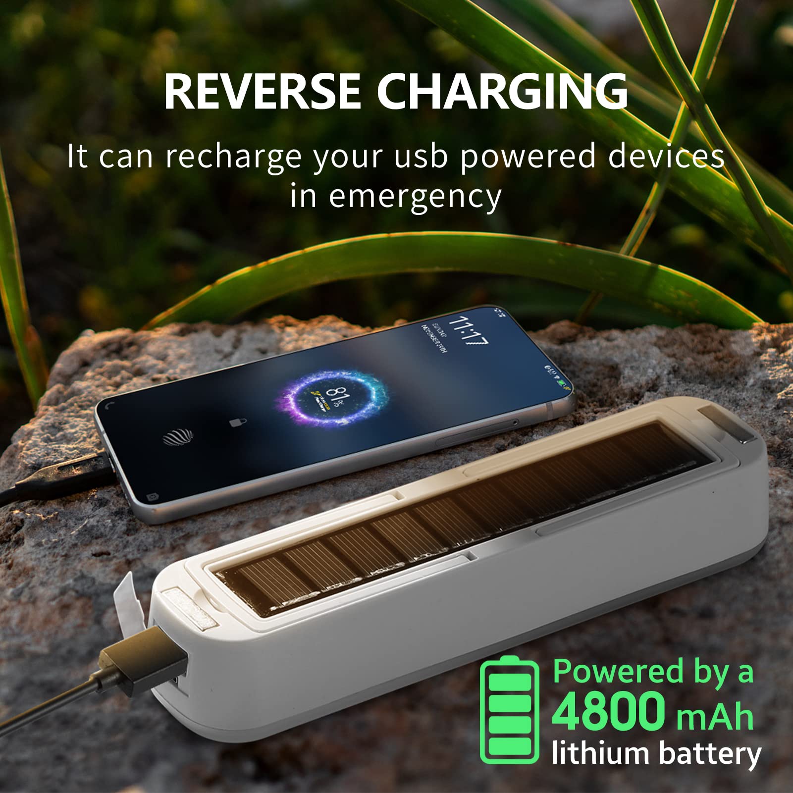 Solar Rechargeable Camping Lan - Power Outage Light avis et prix
