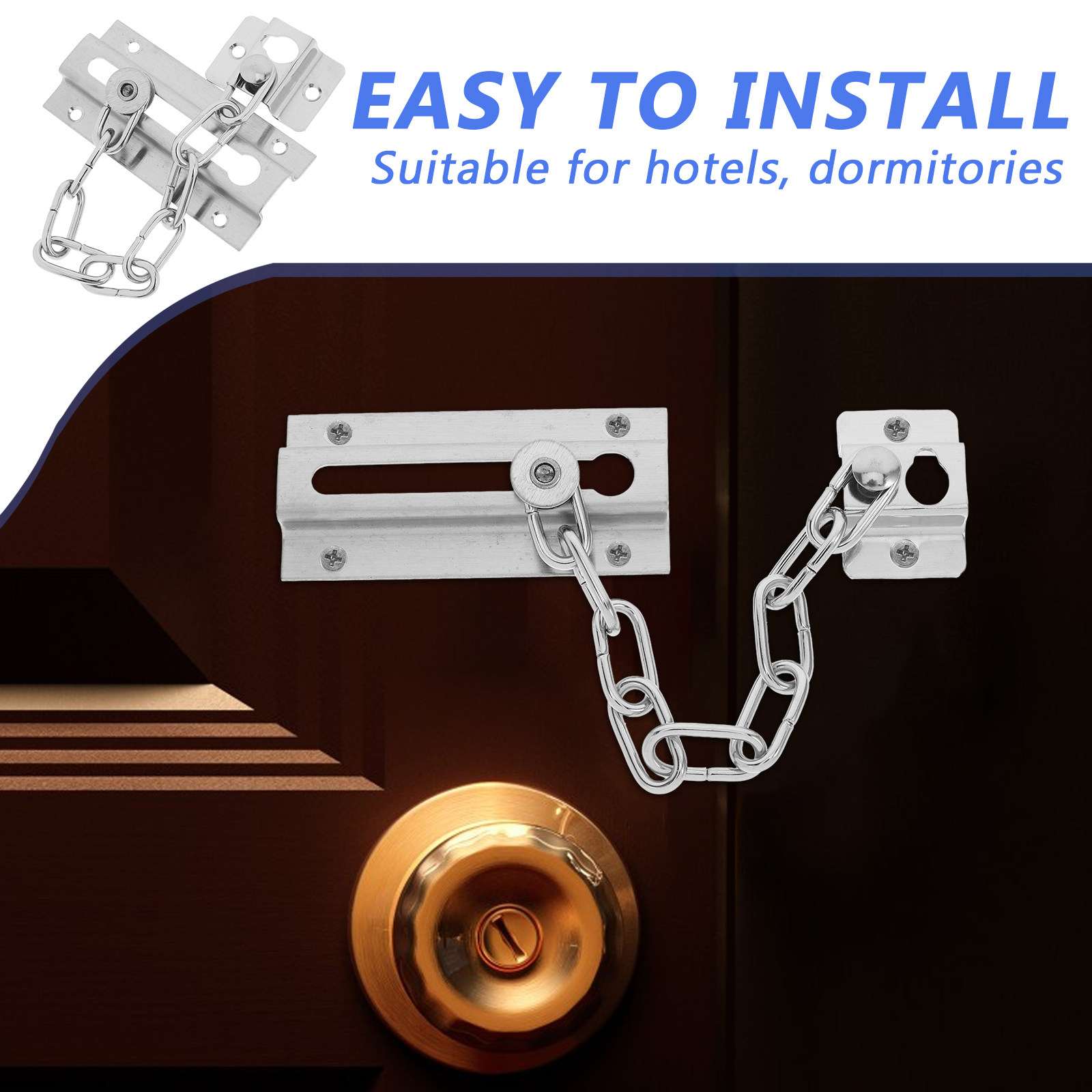 Door Chain Lock Stainless Stee - Security Chain Door avis et prix