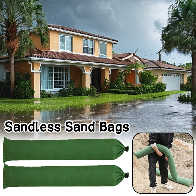 2 Pcs Sandless Sand Bags Anti  - Flood Barrier Bag avis et prix