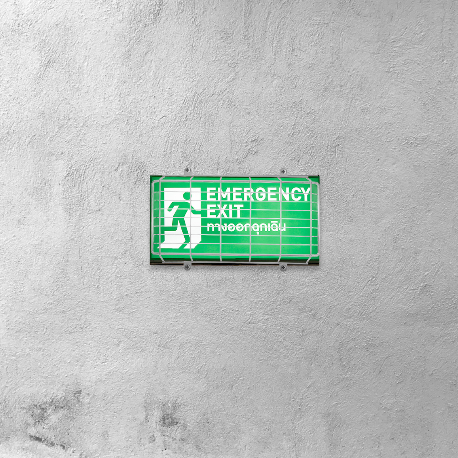 Iron LED Exit Sign Protective  - Emergency Exit Sign avis et prix