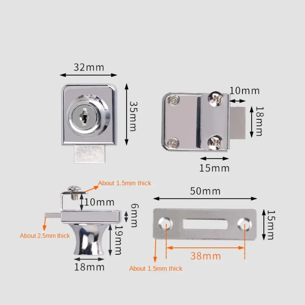 Metal Single Double Swinging G - Medicine Cabinet Lock avis et prix