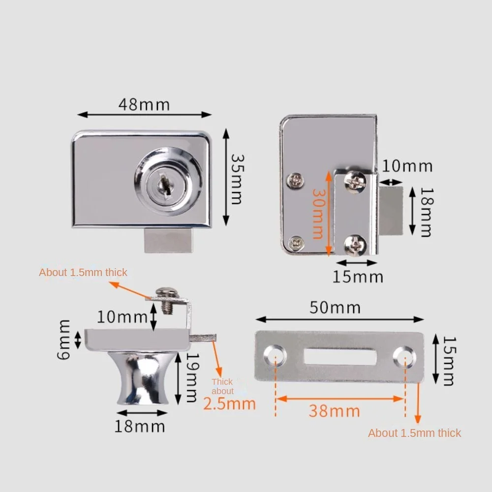Metal Single Double Swinging G - Medicine Cabinet Lock avis et prix