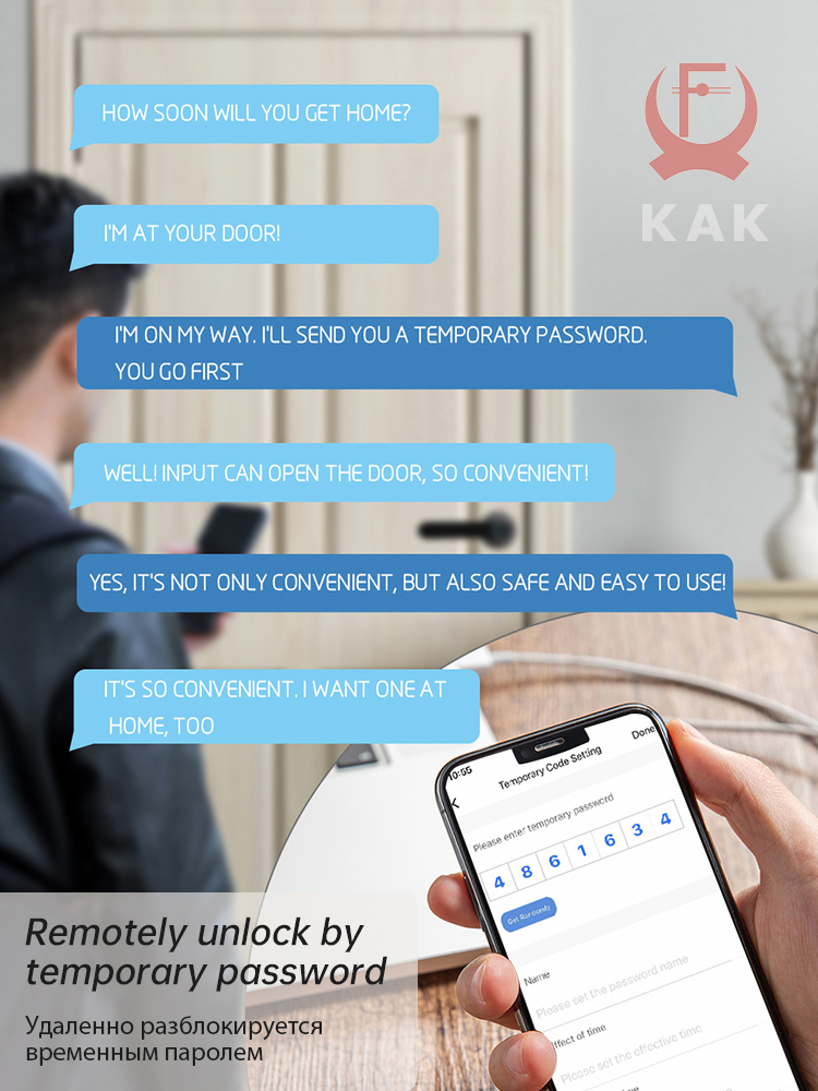 KAK Smart Fingerprint Door Loc - Security Chain Door avis et prix