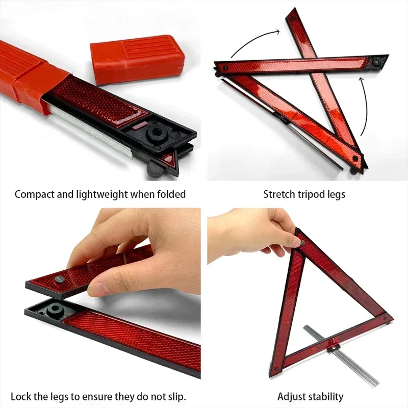 Car Triangle Reflective Tripod - Emergency Exit Sign avis et prix