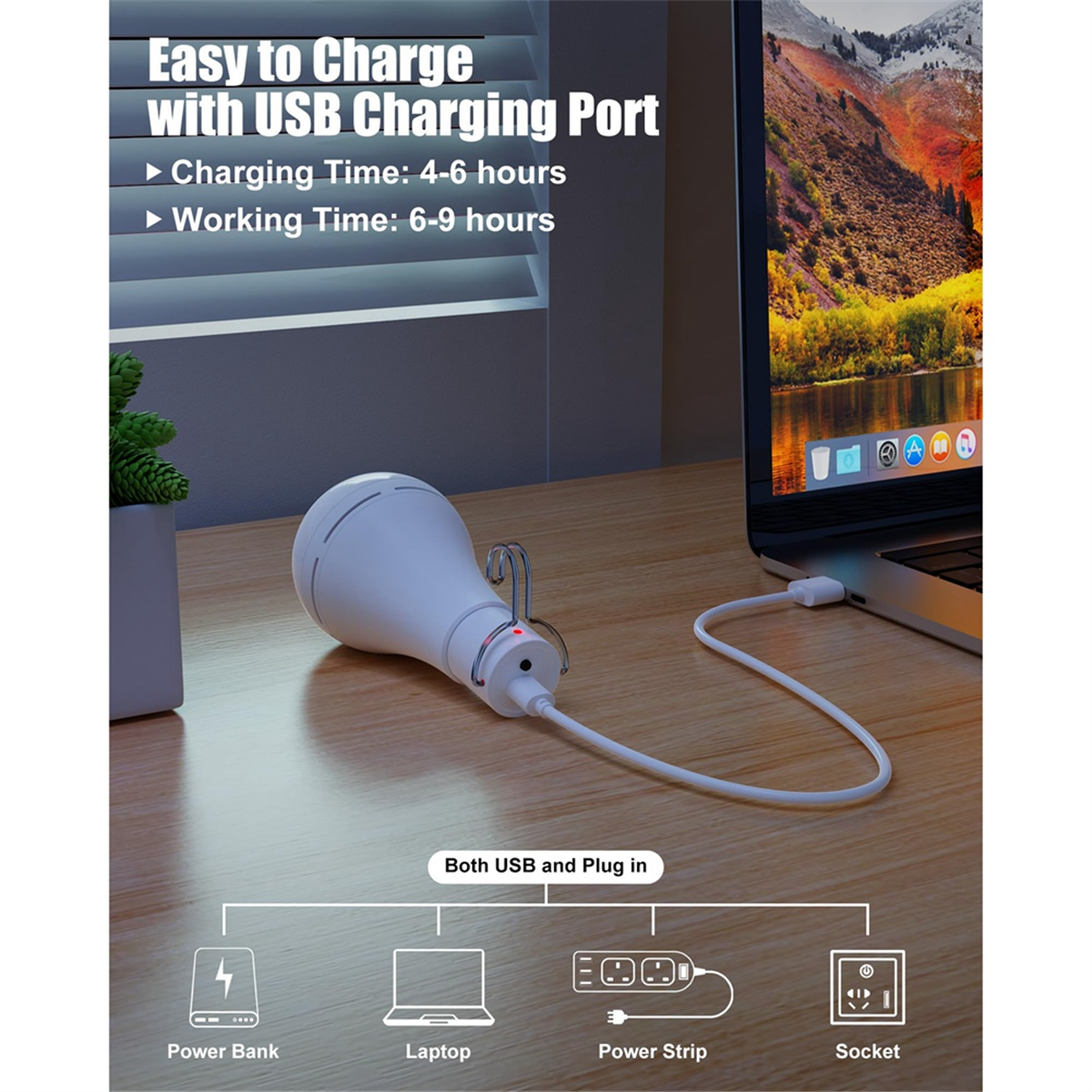 ONCE USB Rechargeable Light Bu - Power Outage Light avis et prix