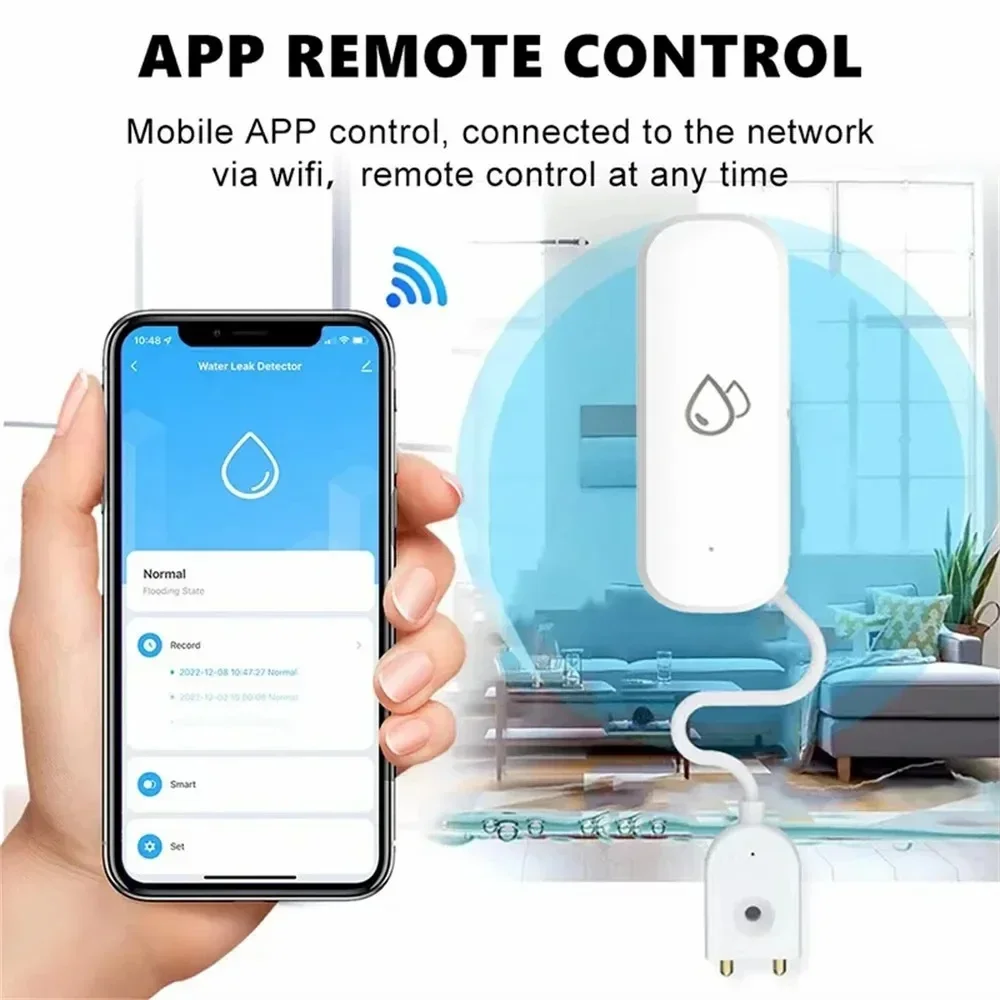 Tuya WiFi Water Sensor Leakage - Water Alarm Sensor avis et prix