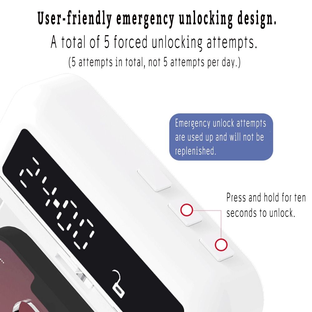 Portable Phone Lock Box with T - Medicine Cabinet Lock avis et prix