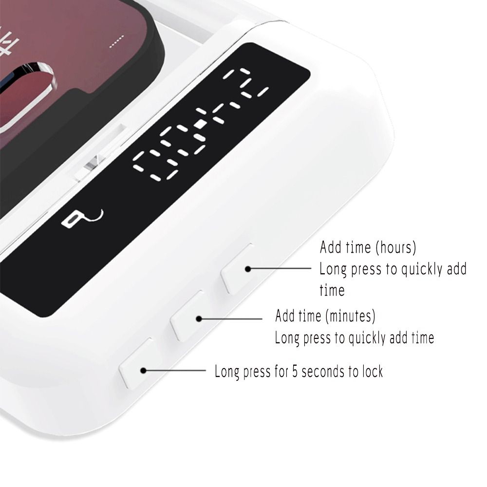 Portable Phone Lock Box with T - Medicine Cabinet Lock avis et prix