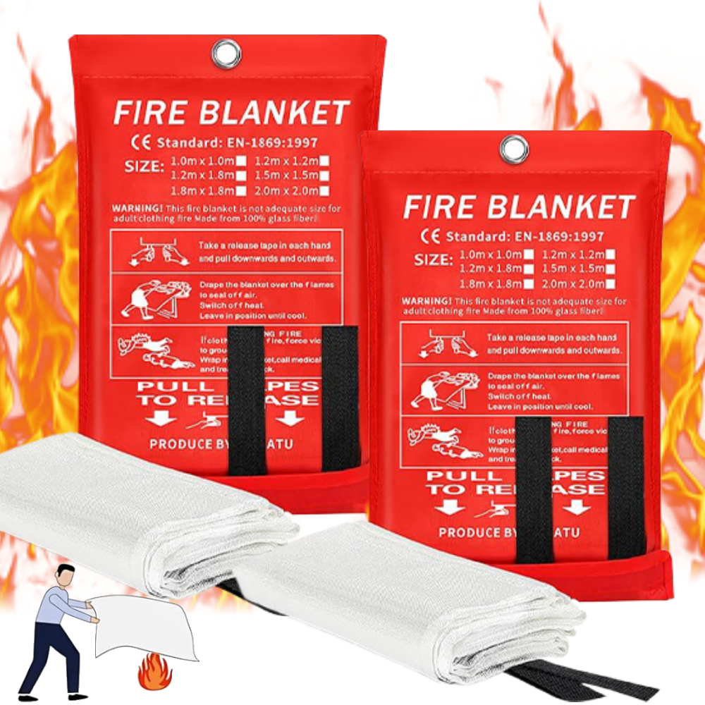Fire Blanket 1/1.2/2M Easy & Q - Fire Blanket Kitchen avis et prix