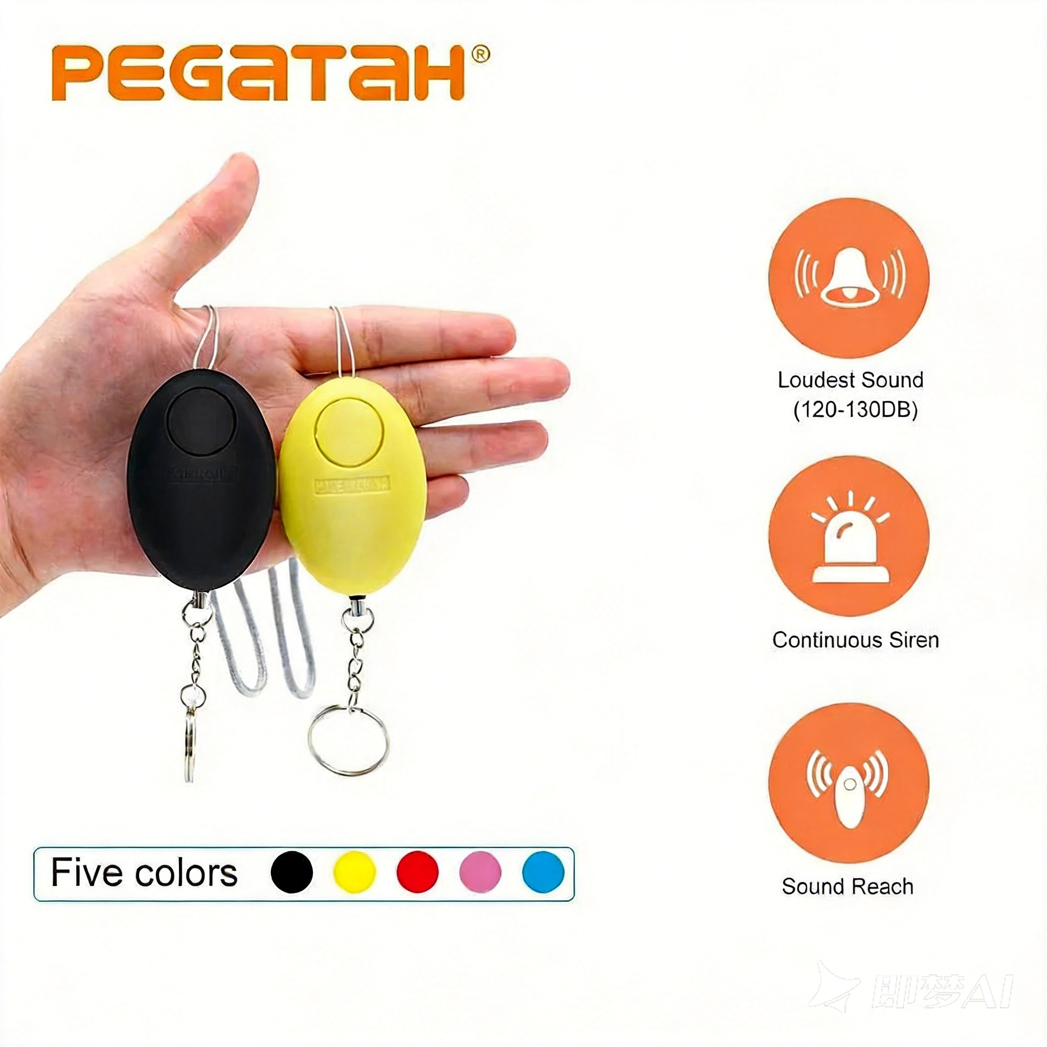 120dB Personal Safety Alarm Ke - Personal Alarm Keychain avis et prix