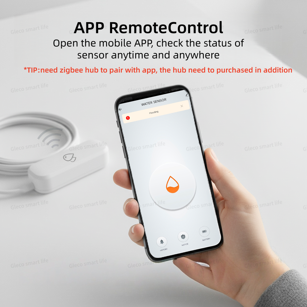 Tuya Zigbee Water Leak Sensor  - Water Alarm Sensor avis et prix