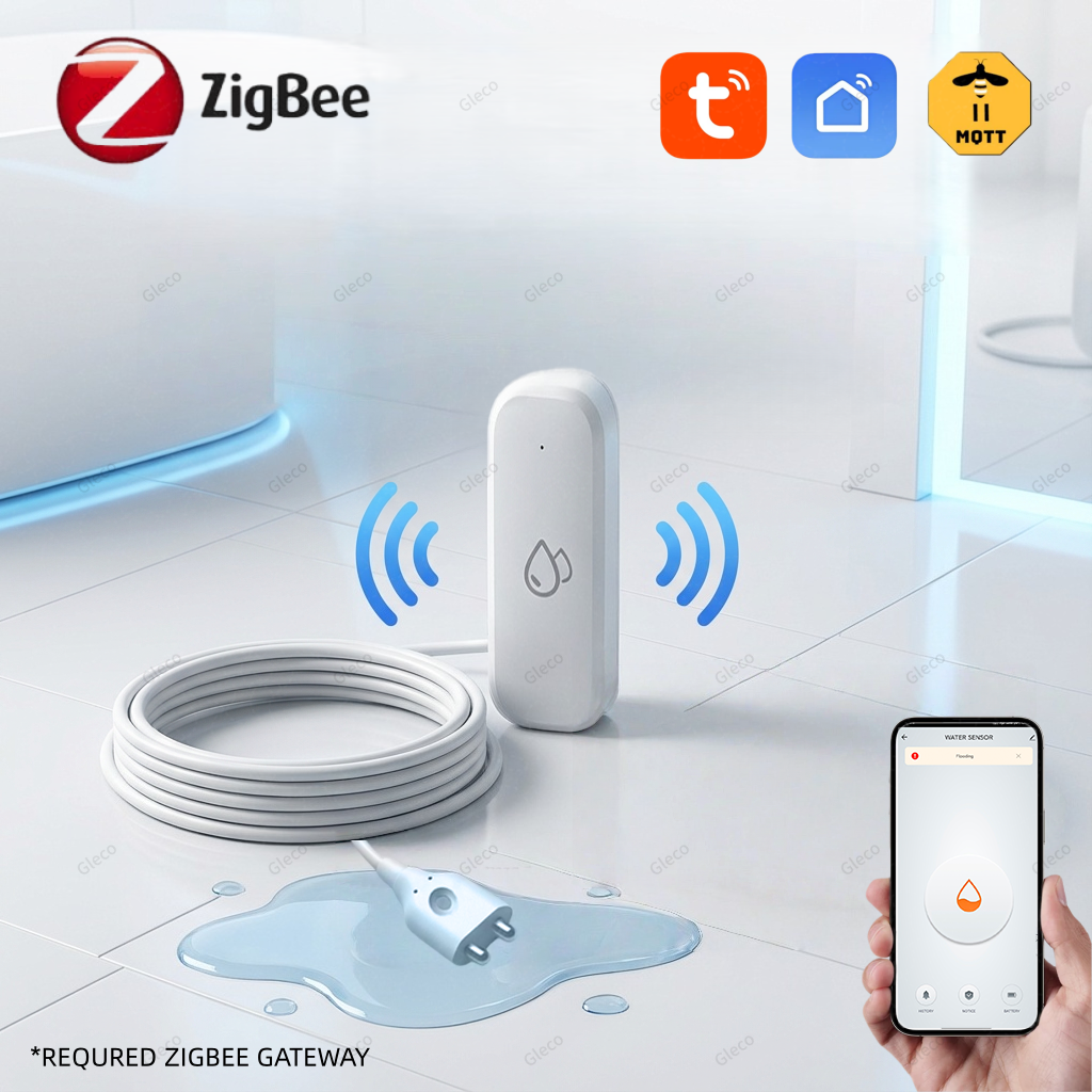 Tuya Zigbee Water Leak Sensor  - Water Alarm Sensor avis et prix