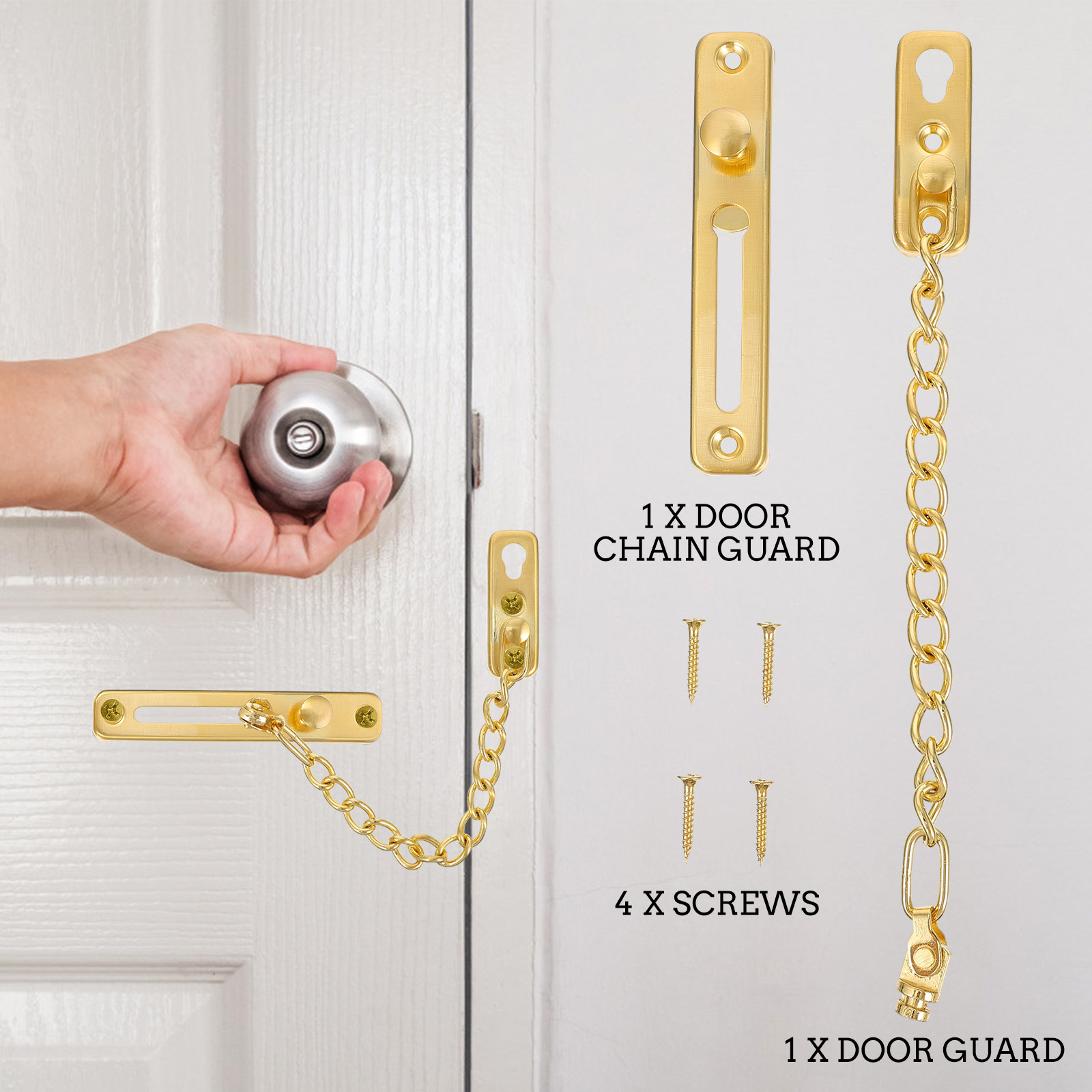 1Set Premium Stainless Steel D - Security Chain Door avis et prix