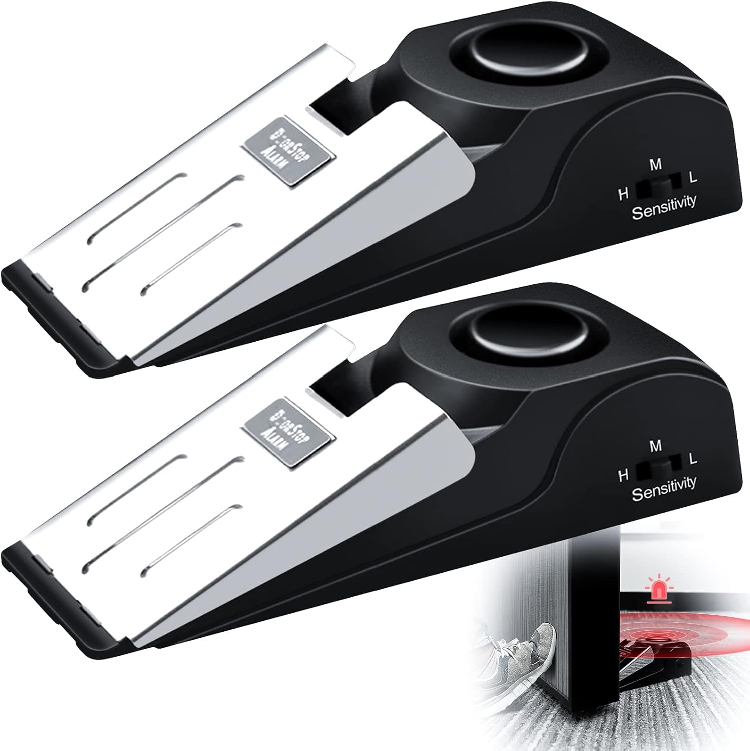 1/2Pcs Portable Travel 120 DB  - Door Stop Alarm avis et prix