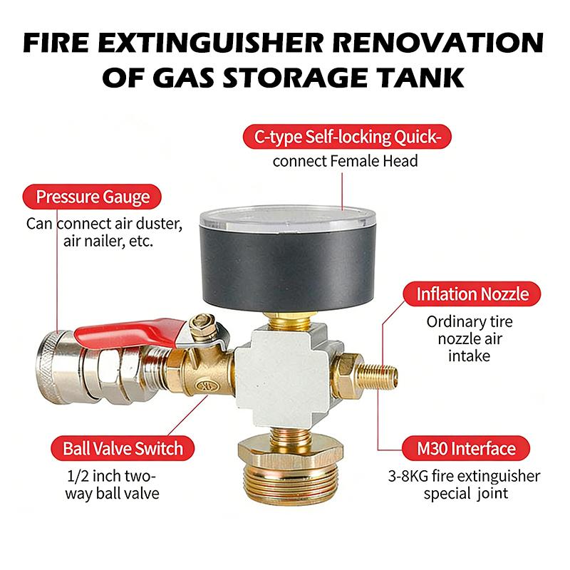 Small Air Tank Pressure Adapte - Fire Extinguisher Small avis et prix